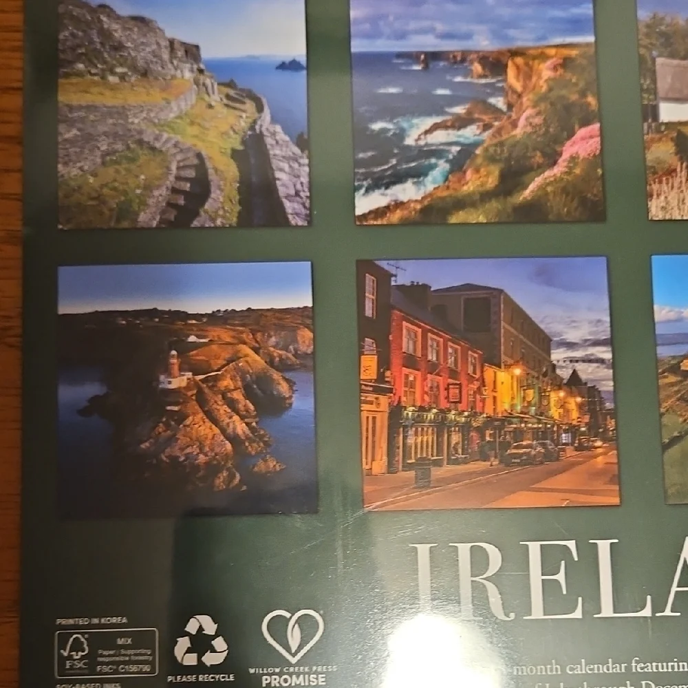 2026 Ireland 18-Month Wall Calendar